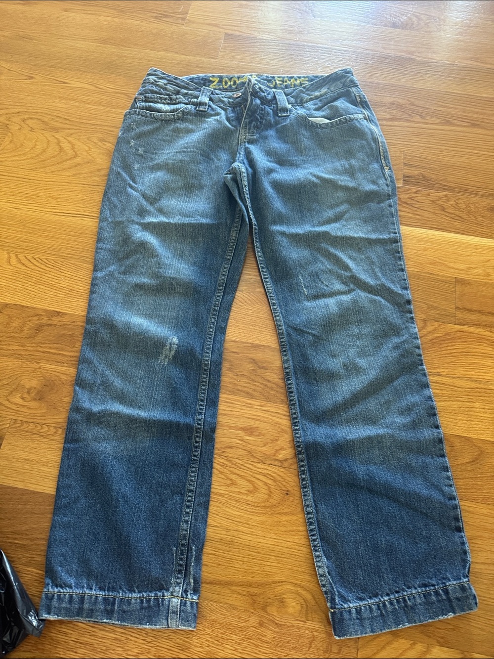 Women's Straight-Leg Jeans in Medium Blue Wash